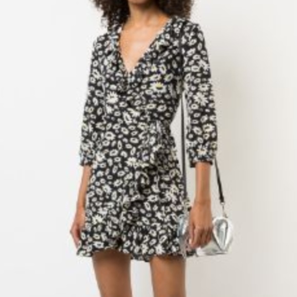 Rixo London Floral Wrap Dress - Picture 1 of 3